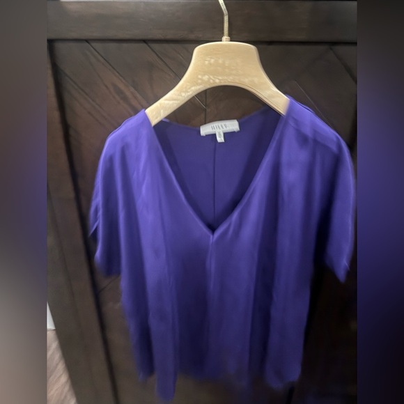 Milly Tops - Milly purple silk top sz m